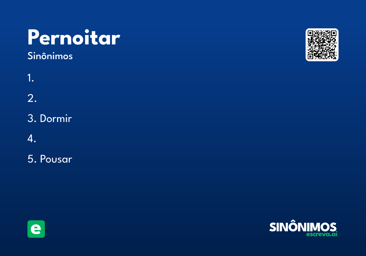 pernoitar