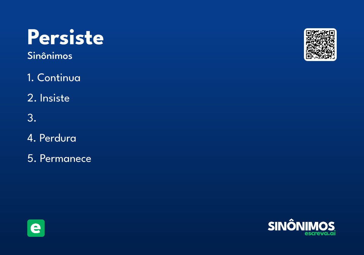 persiste