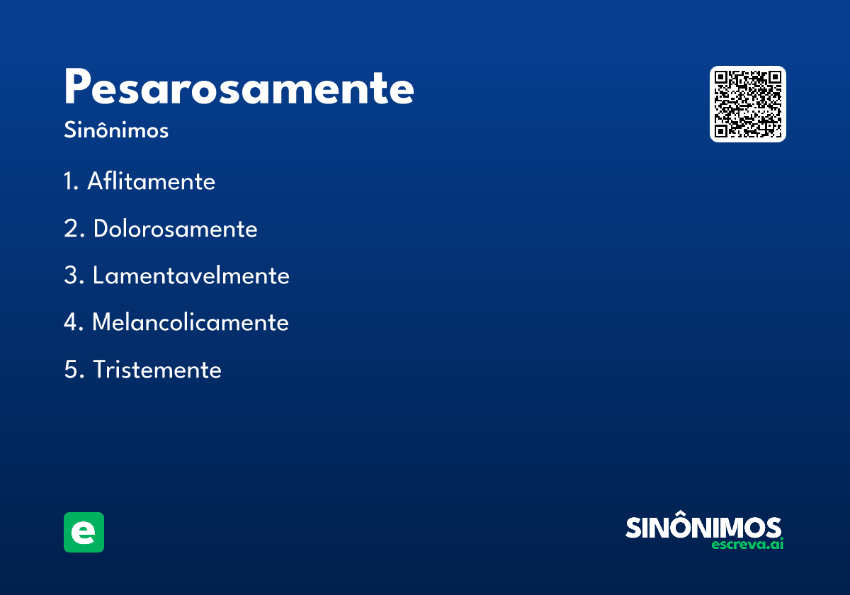 pesarosamente