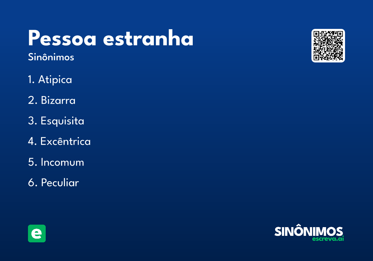 pessoa estranha
