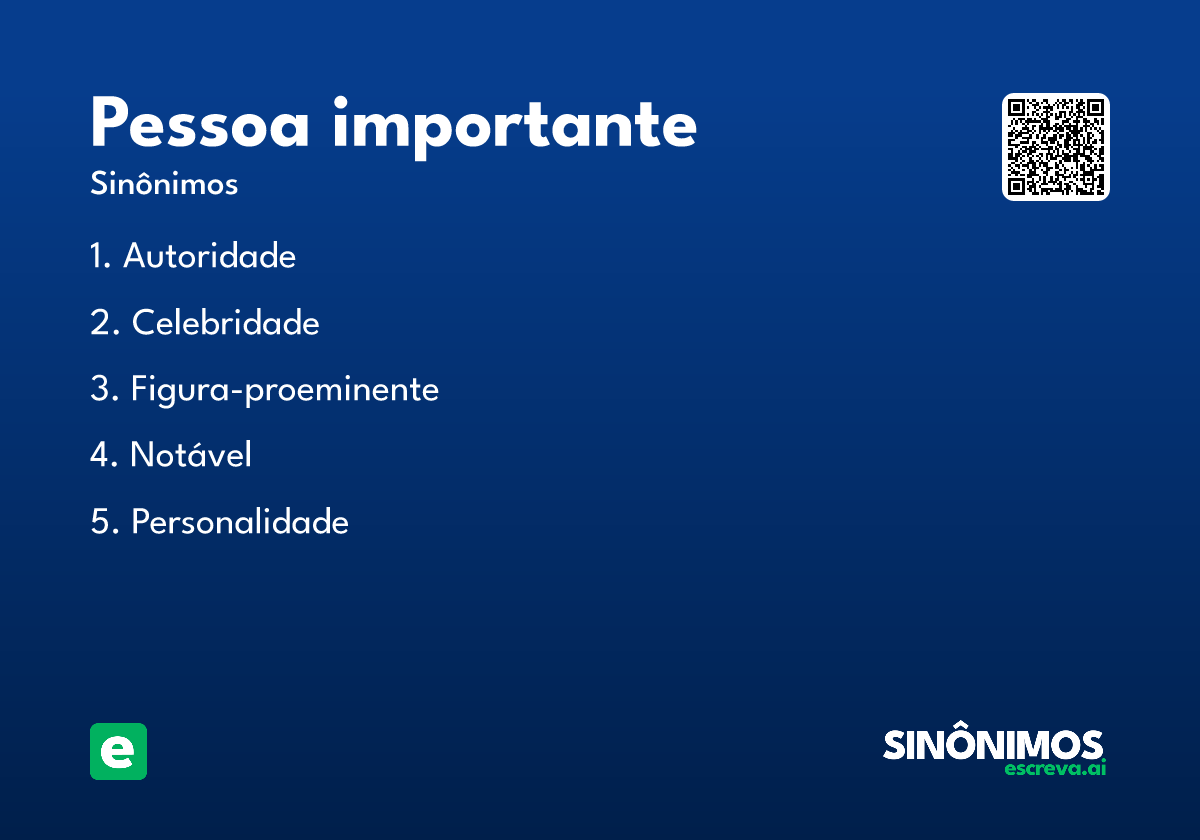 pessoa importante