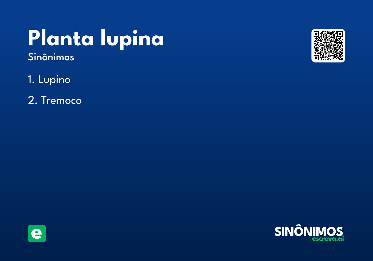 planta lupina