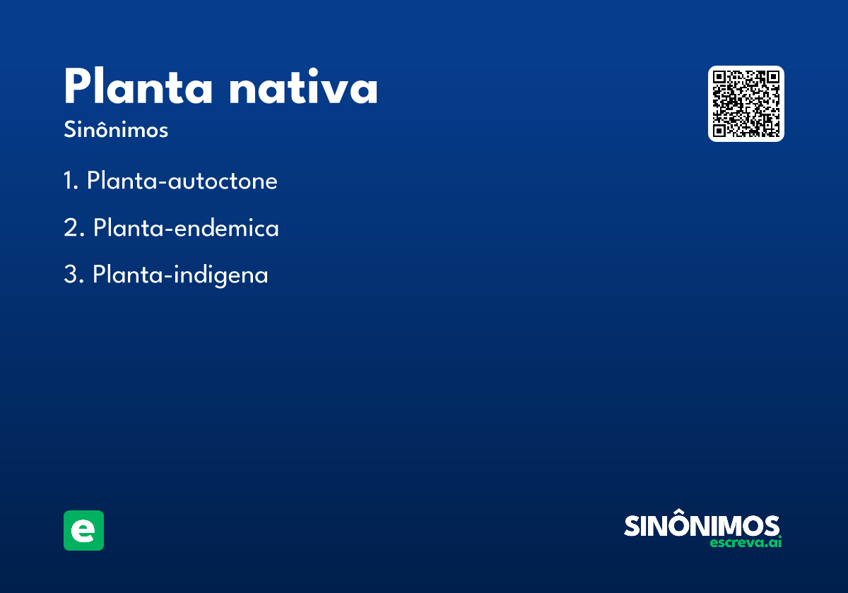 planta nativa
