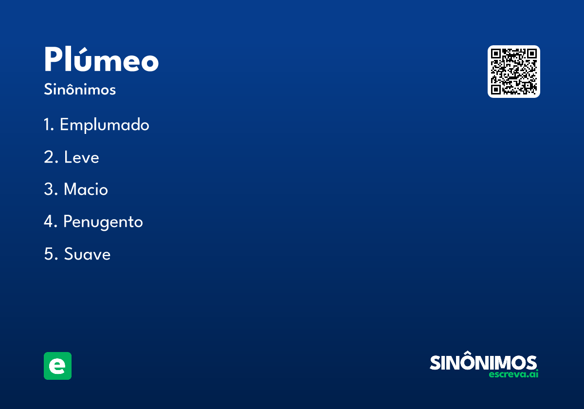 plúmeo