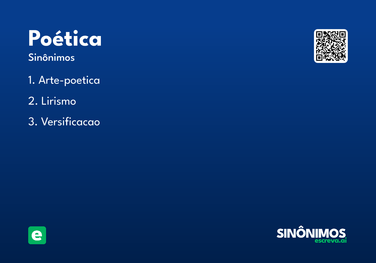 poética