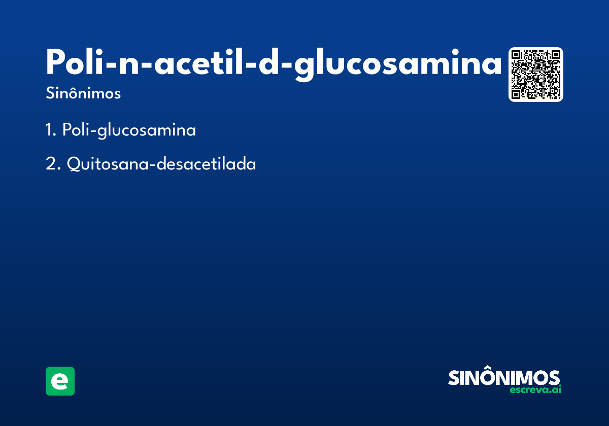 poli-n-acetil-d-glucosamina