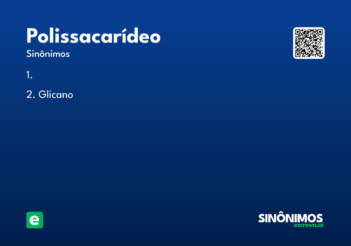 polissacarídeo