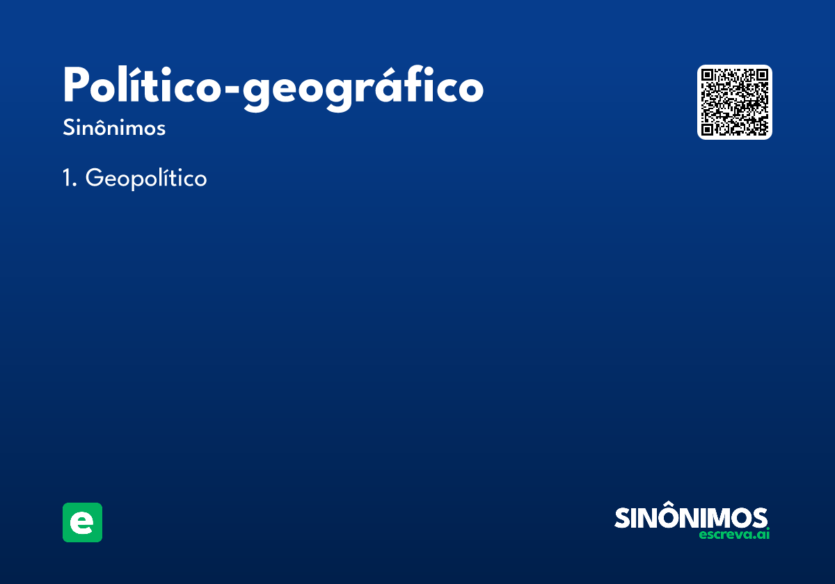 político-geográfico