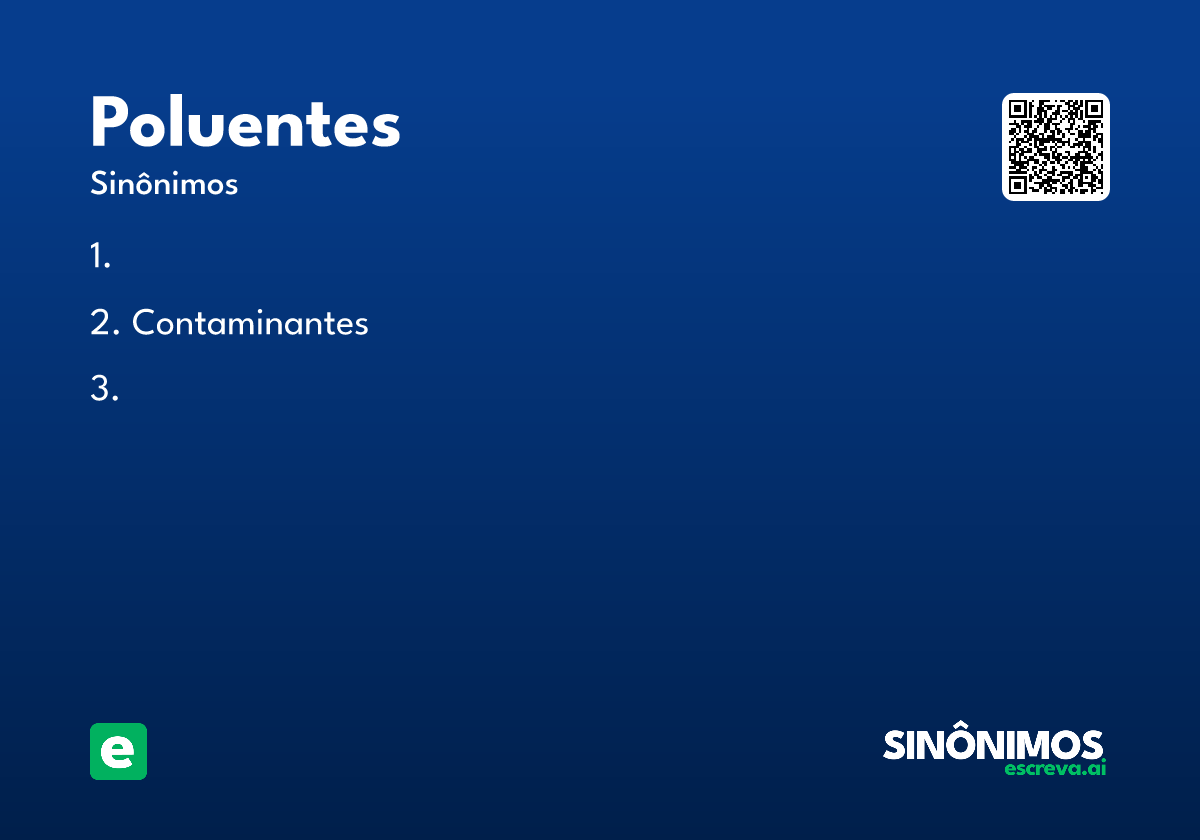 poluentes
