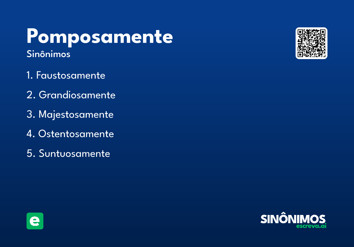 pomposamente