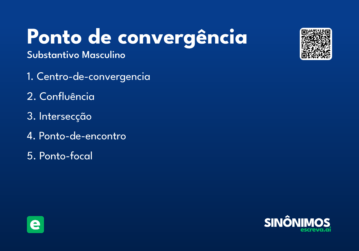 ponto de convergência