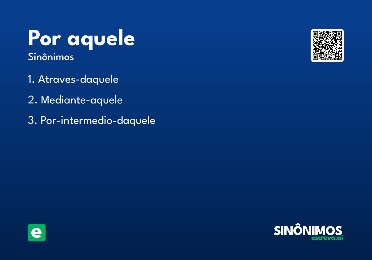por aquele