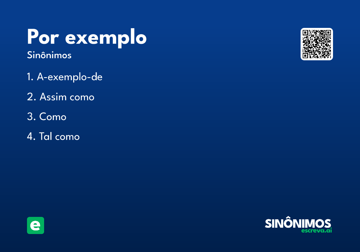 por exemplo