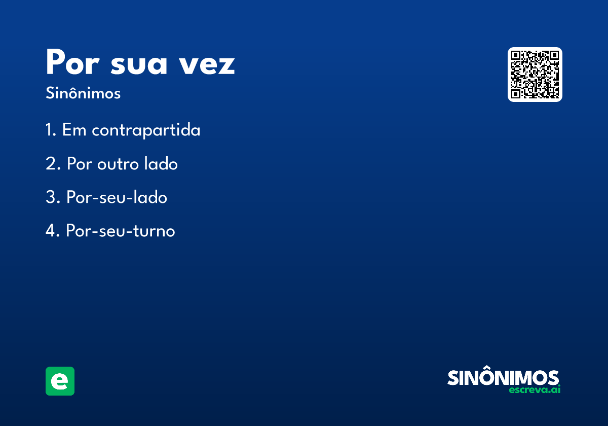por sua vez
