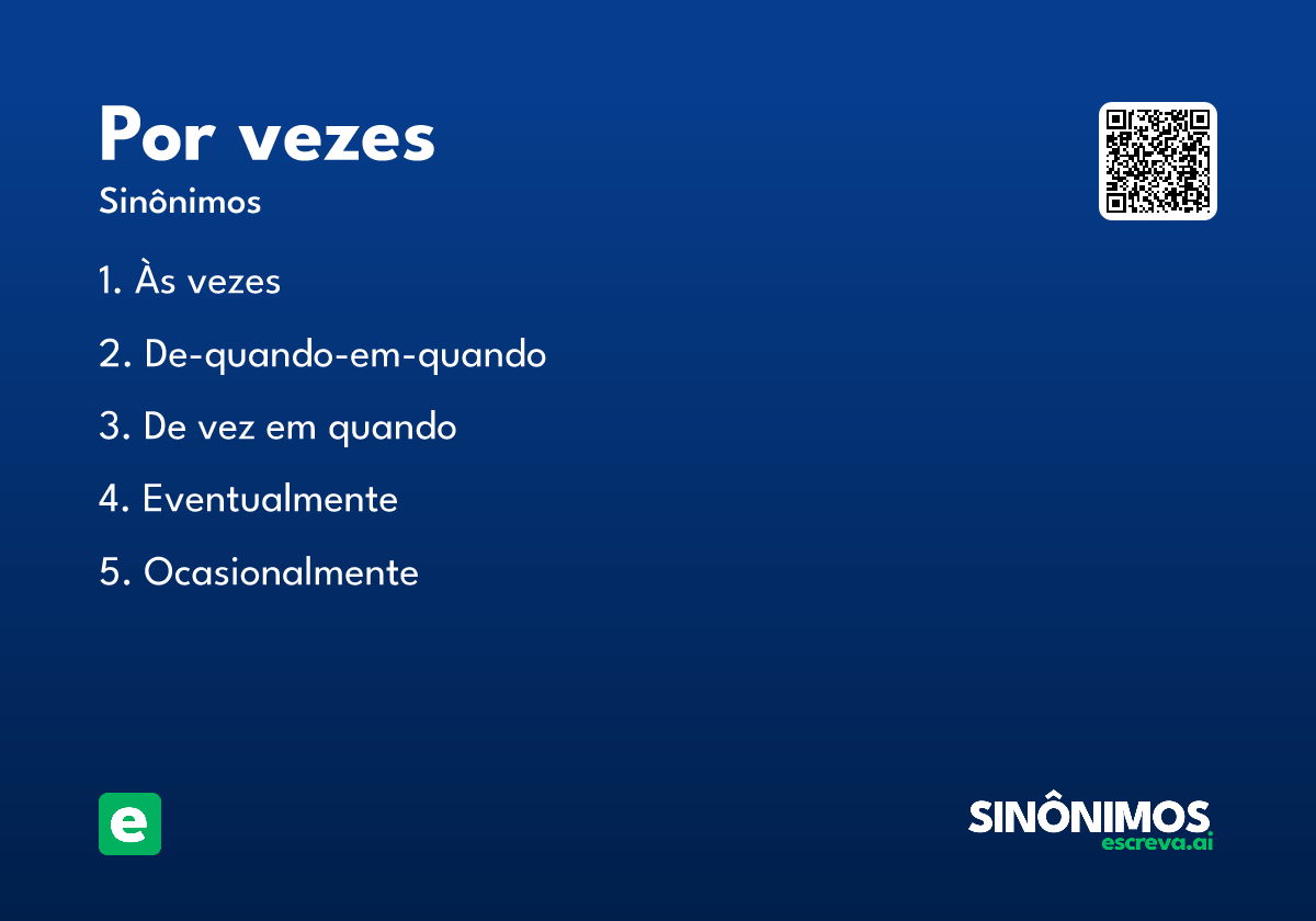 por vezes