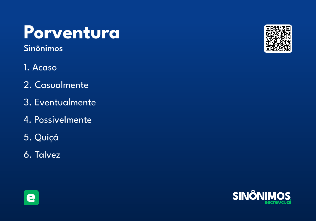 porventura