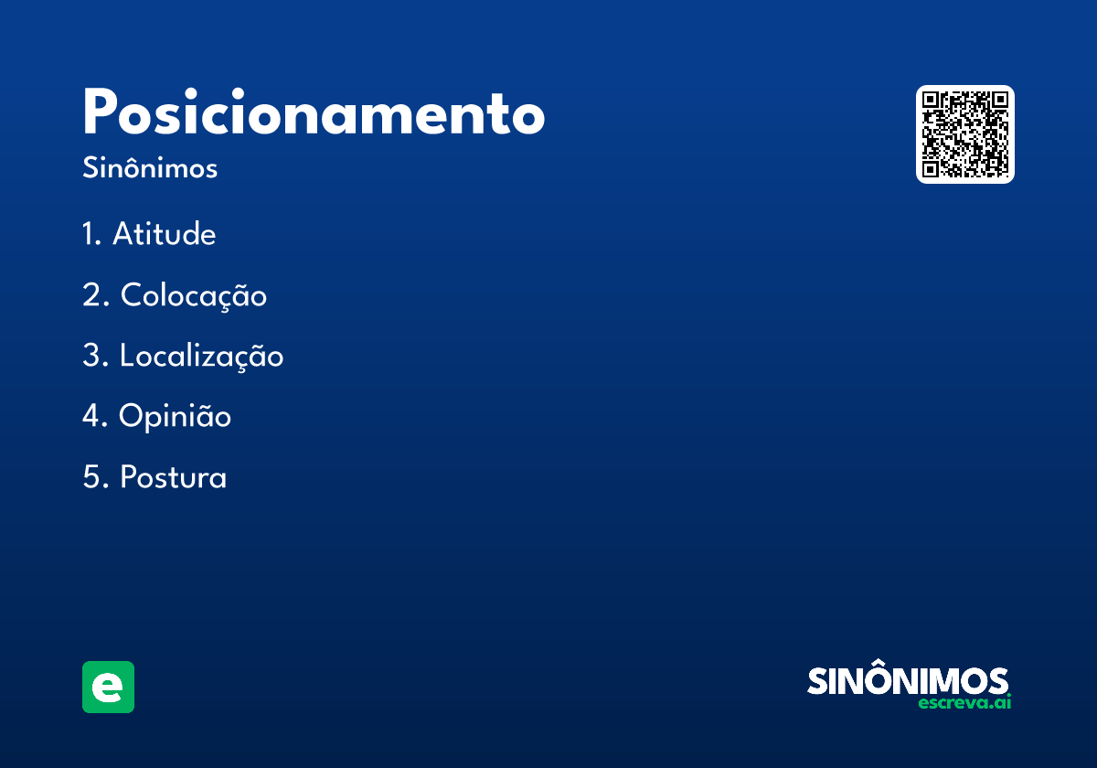 posicionamento
