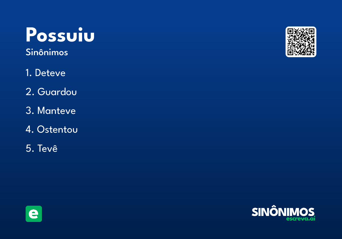 possuiu