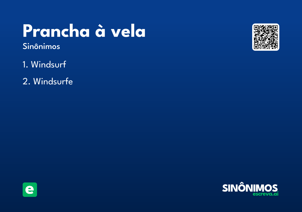 prancha à vela