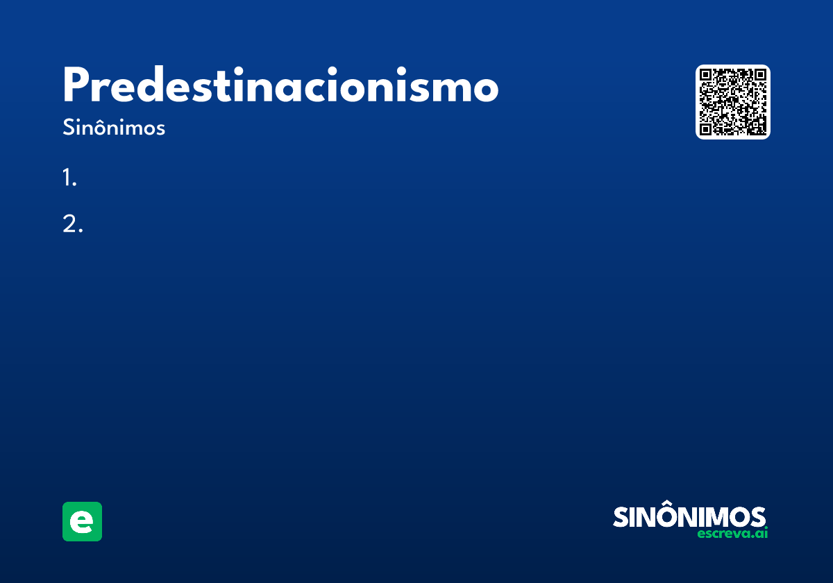 predestinacionismo