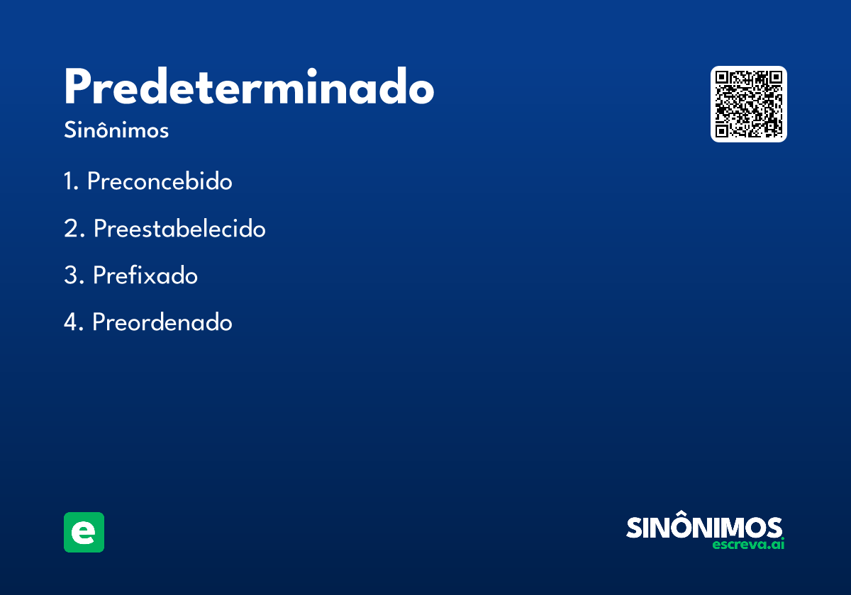 predeterminado