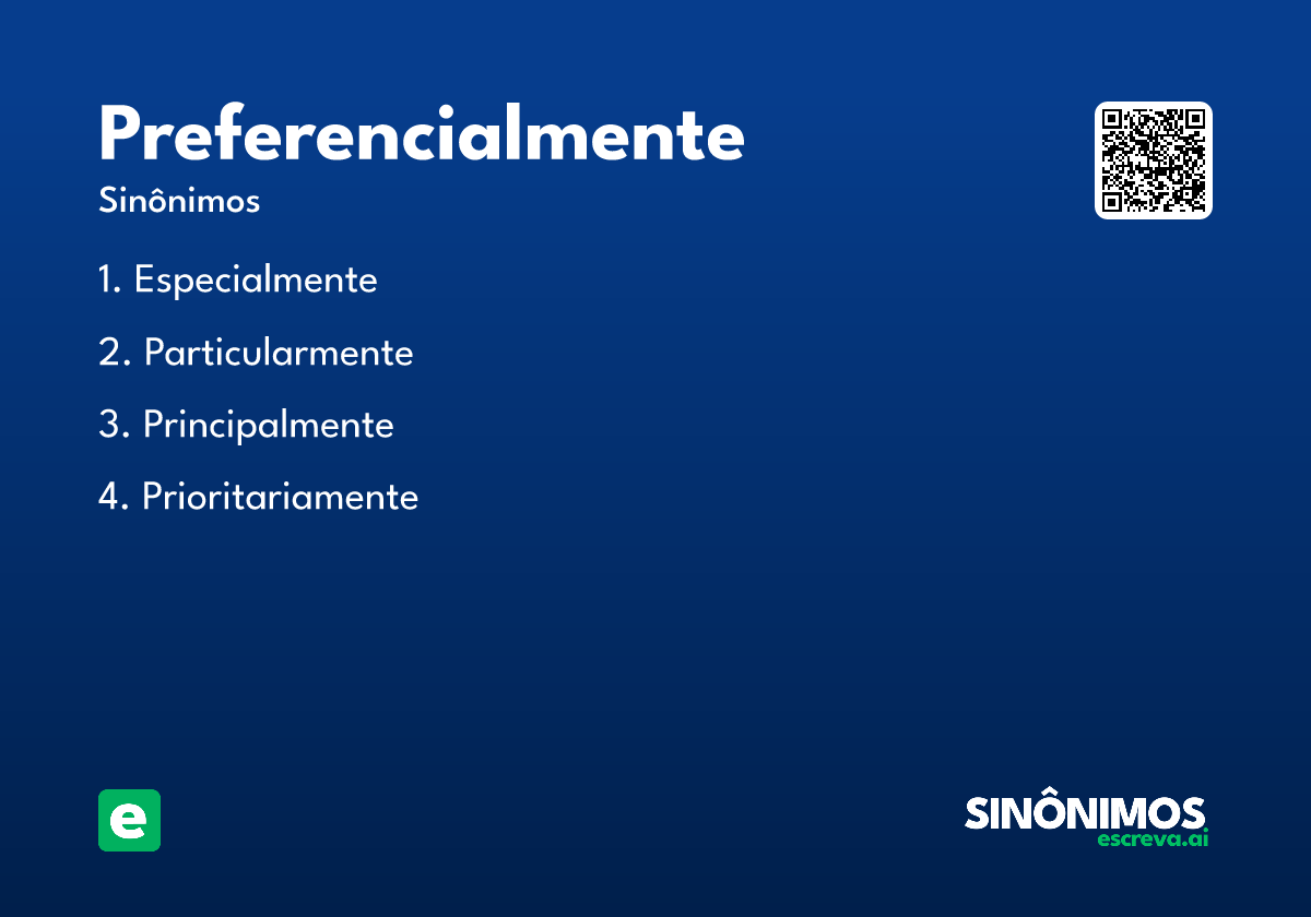 preferencialmente