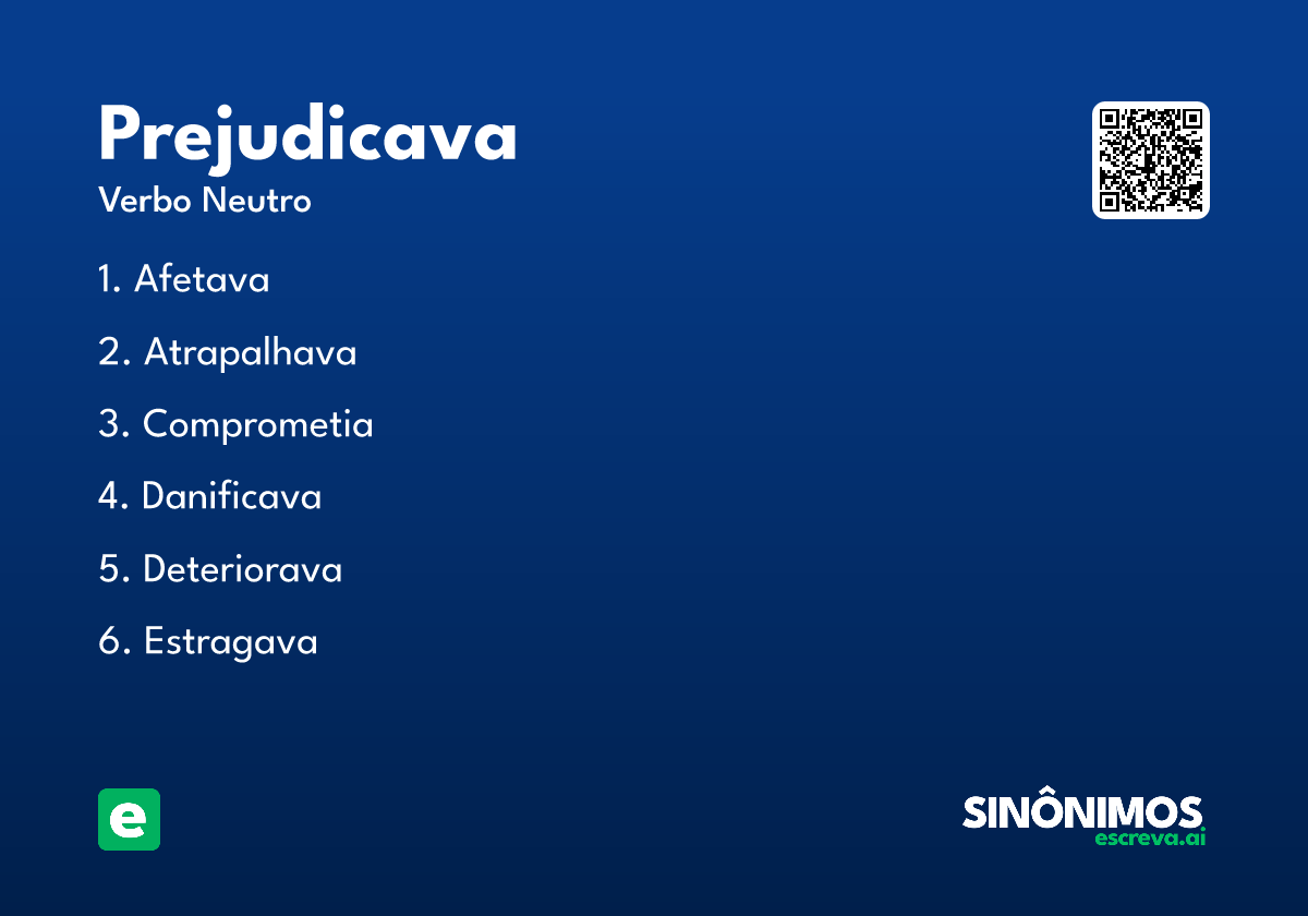 prejudicava