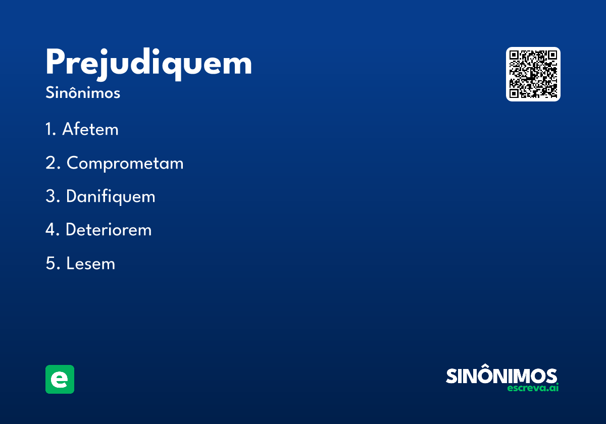 prejudiquem