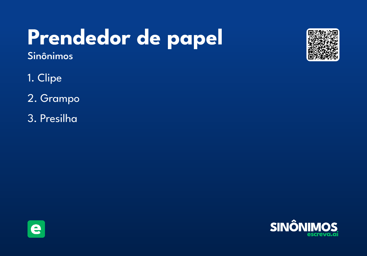 prendedor de papel
