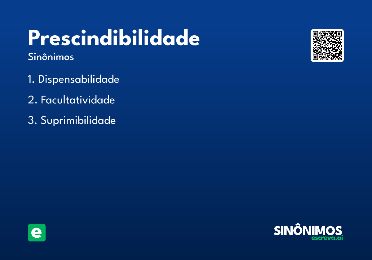 prescindibilidade