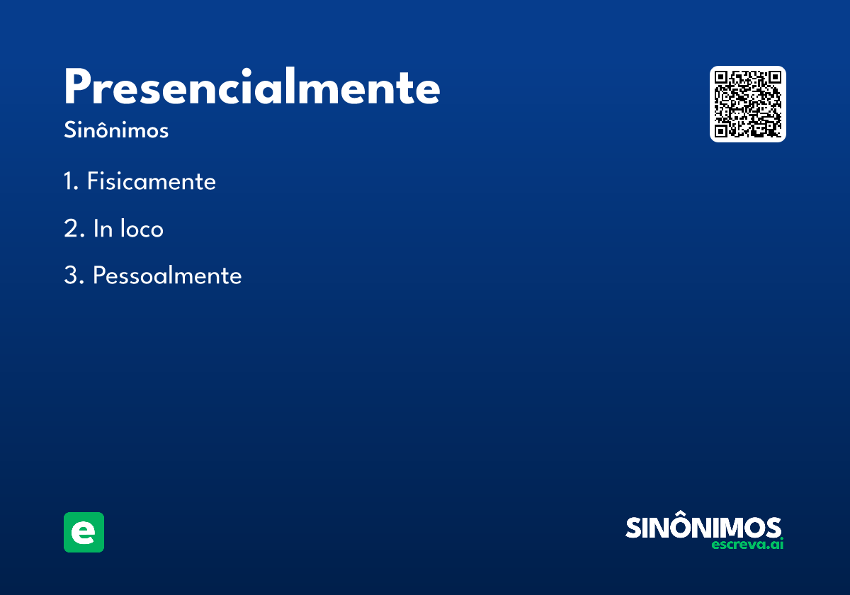 presencialmente