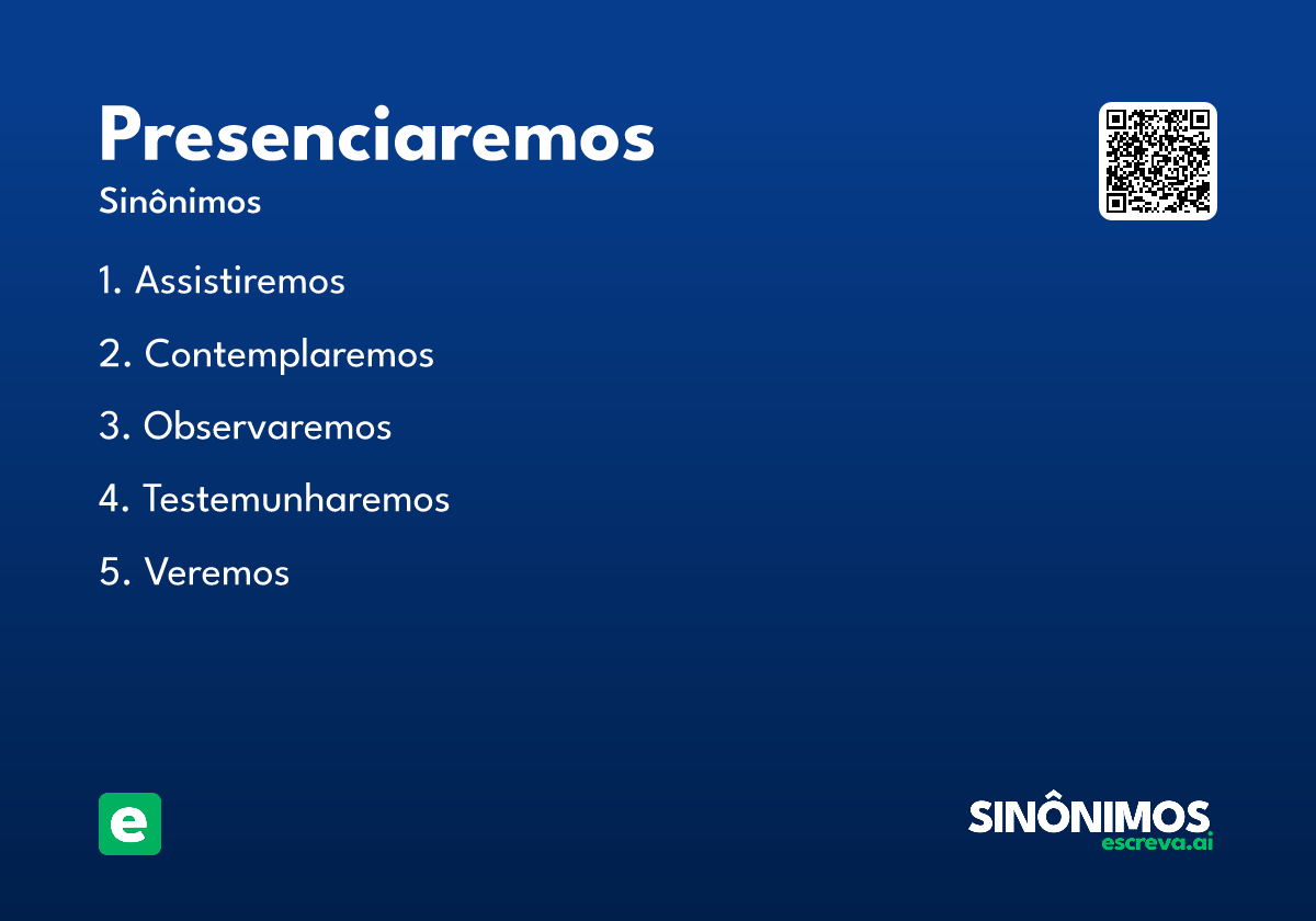 presenciaremos