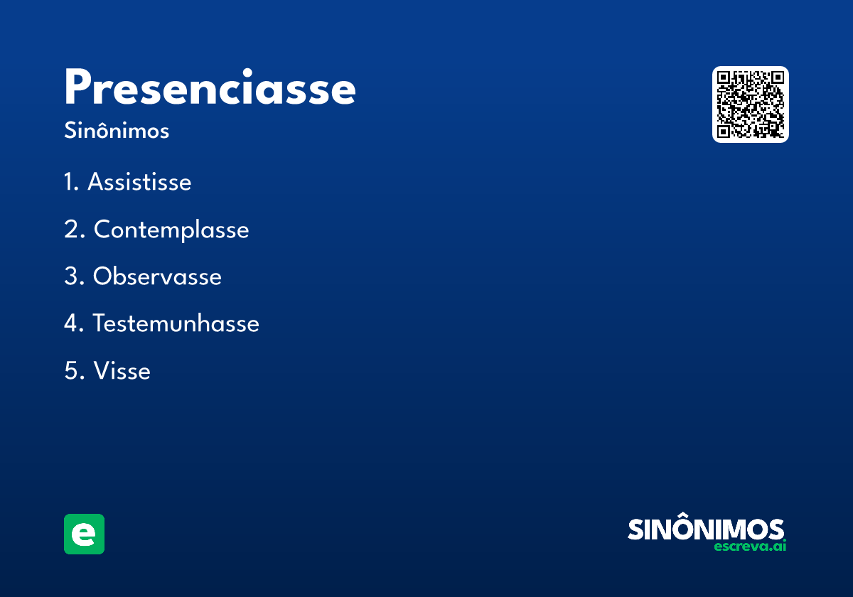 presenciasse