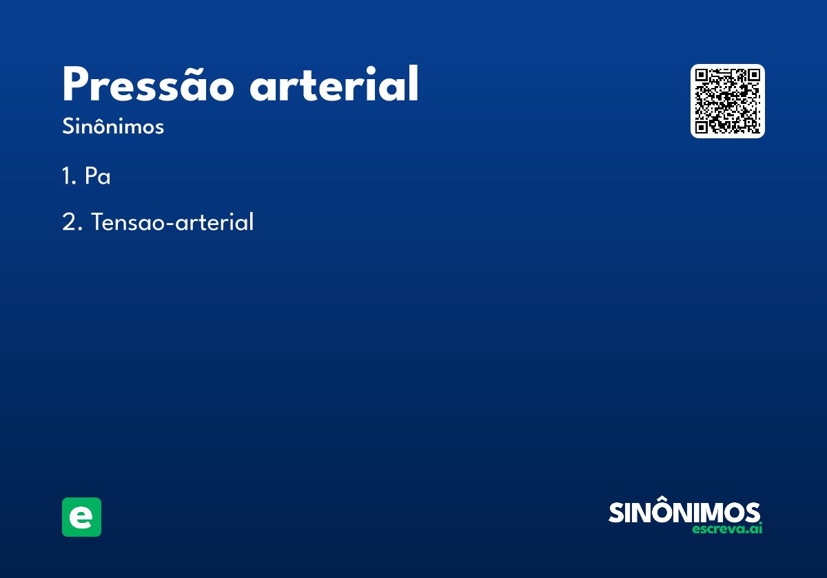 pressão arterial