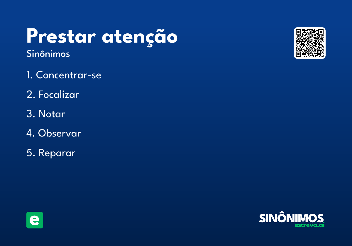 prestar atenção