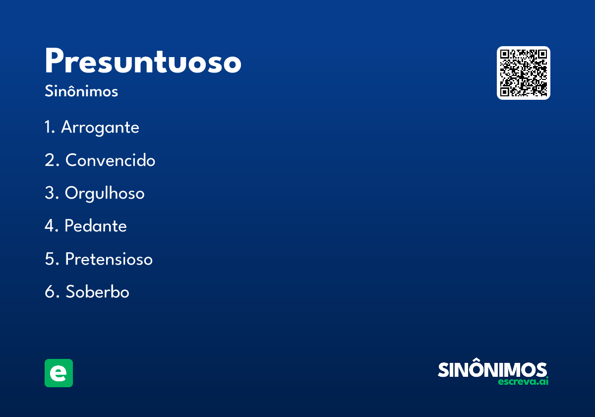 presuntuoso