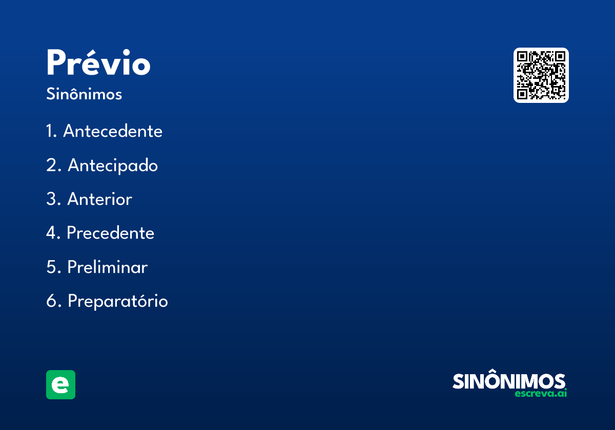 prévio