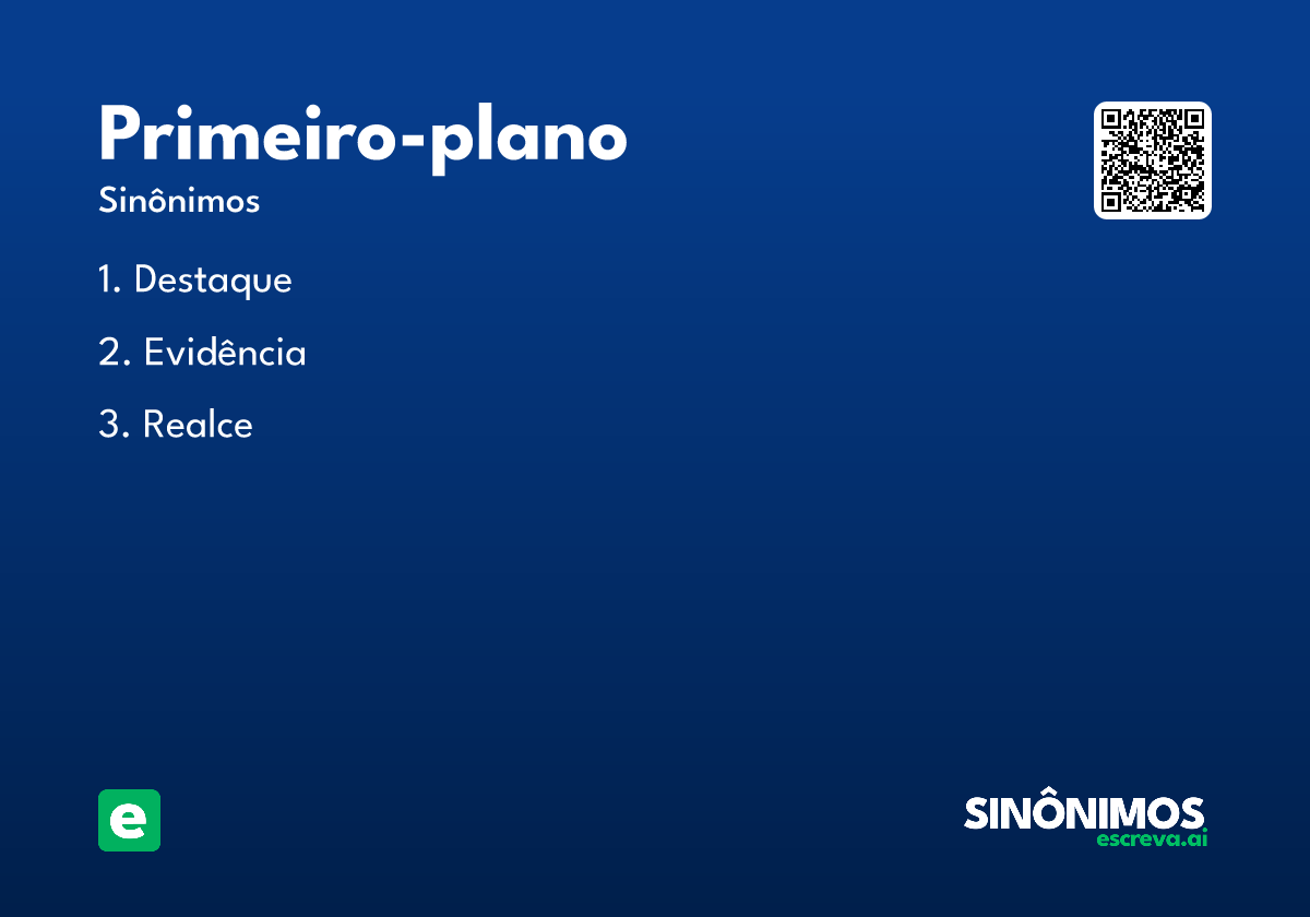 primeiro-plano