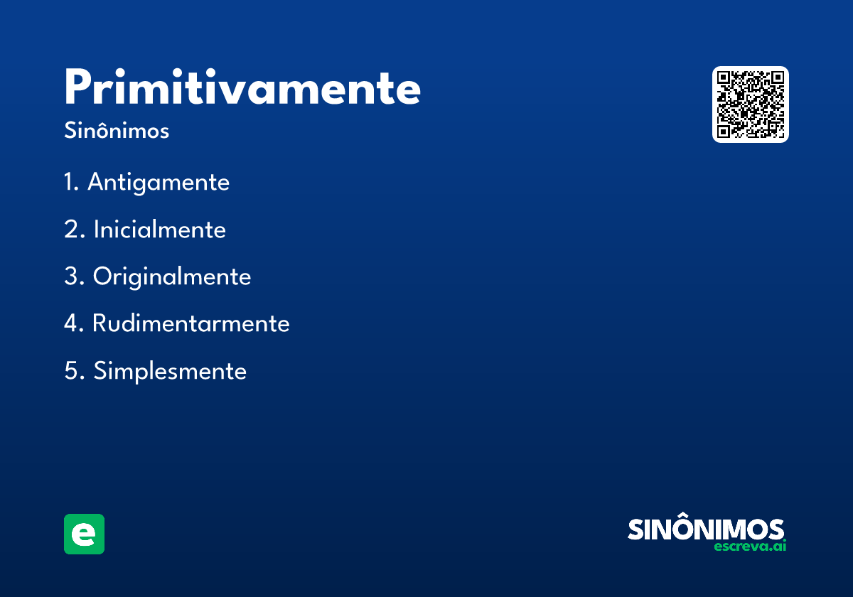 primitivamente