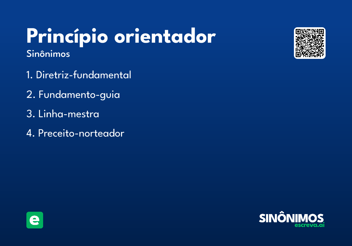 princípio orientador