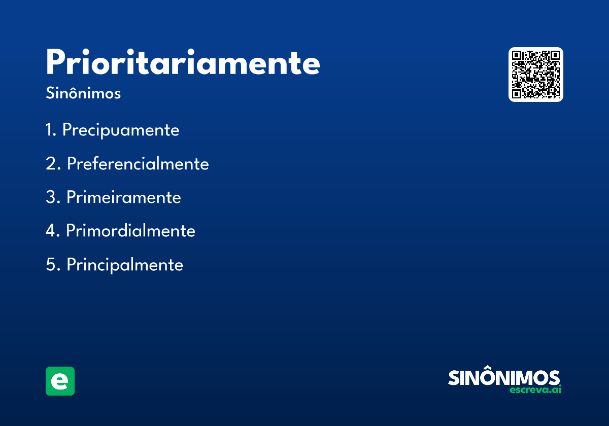prioritariamente