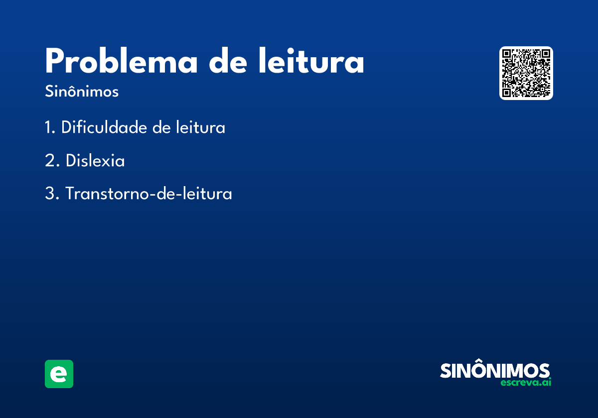 problema de leitura