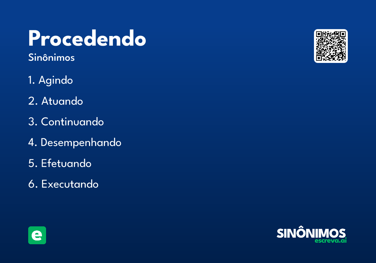 procedendo