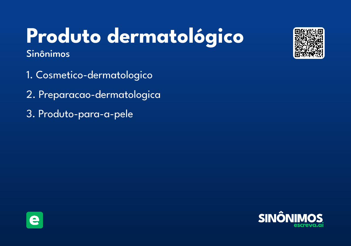produto dermatológico