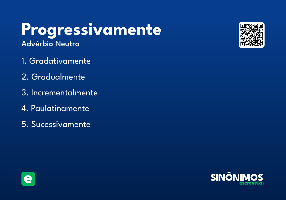 progressivamente