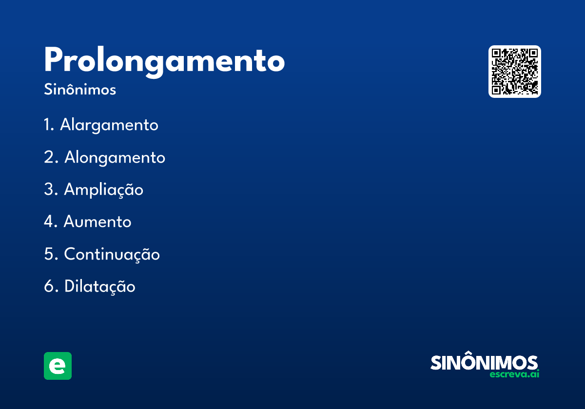prolongamento