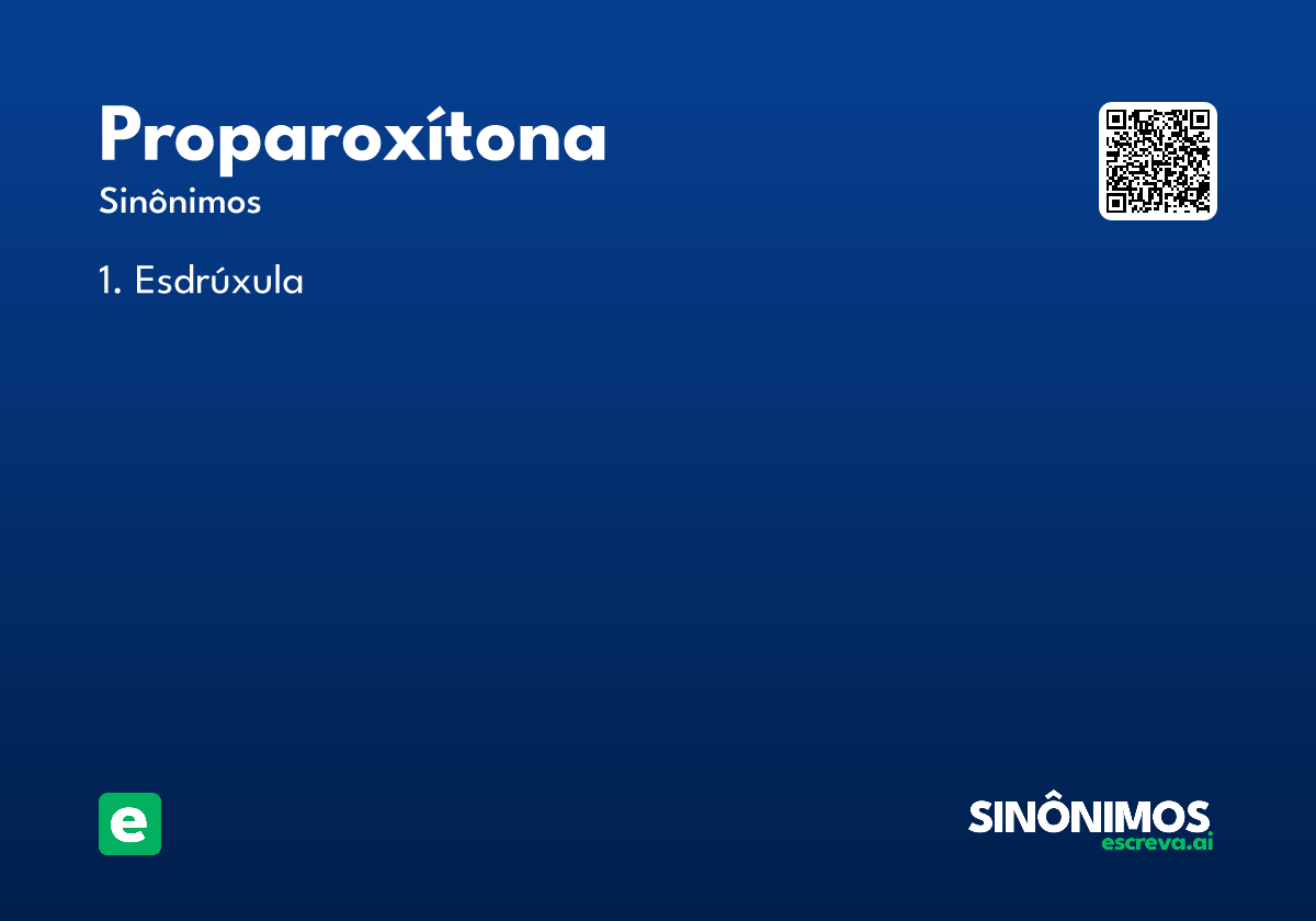 proparoxítona