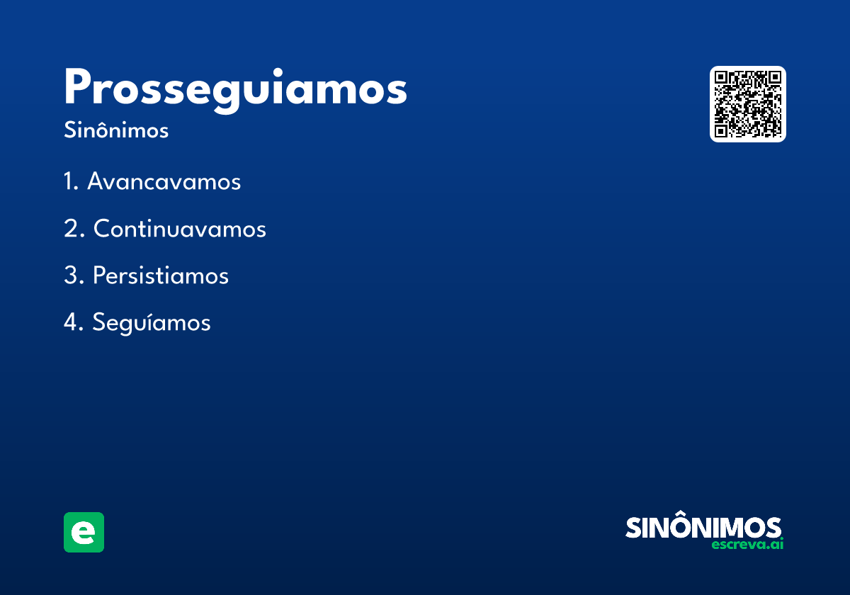 prosseguiamos
