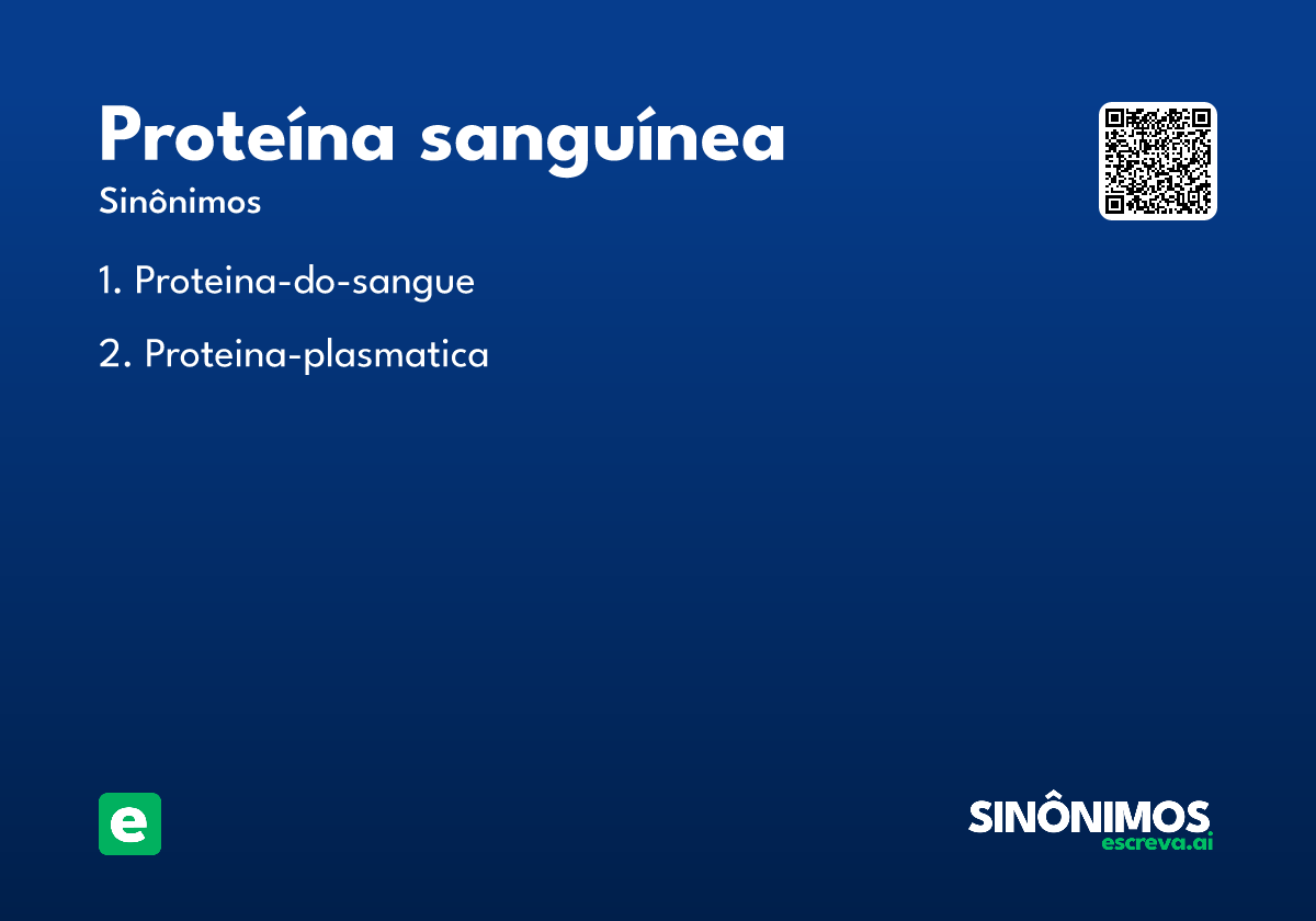 proteína sanguínea