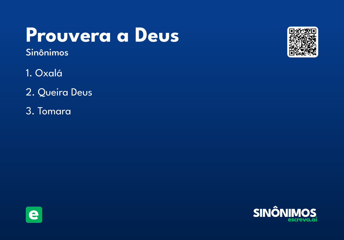 prouvera a Deus